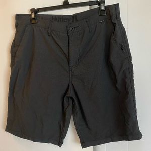 Men’s Hurley Black Casual Dress Shorts size 34